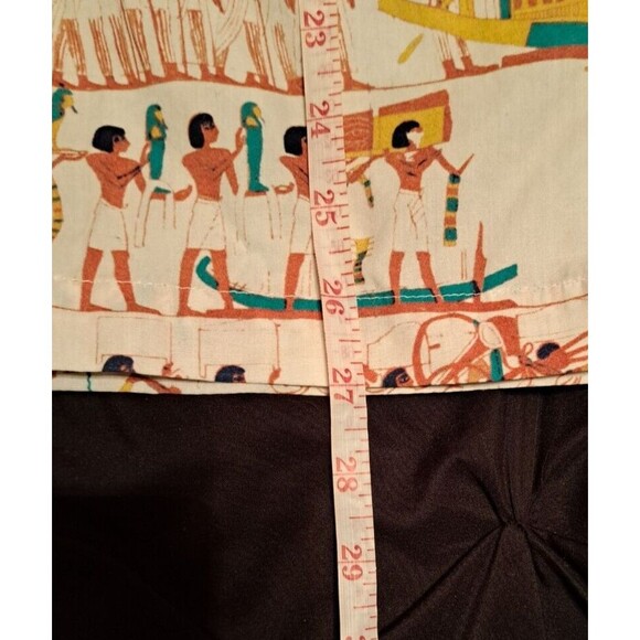 Obey Egyptian Pattern 100% Cotton Short Sleeve Collared Polo Shirt Size Small - Picture 11 of 16